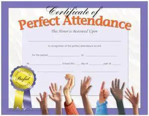 HAYES VA613-5 Certificate of Attendance, PK5