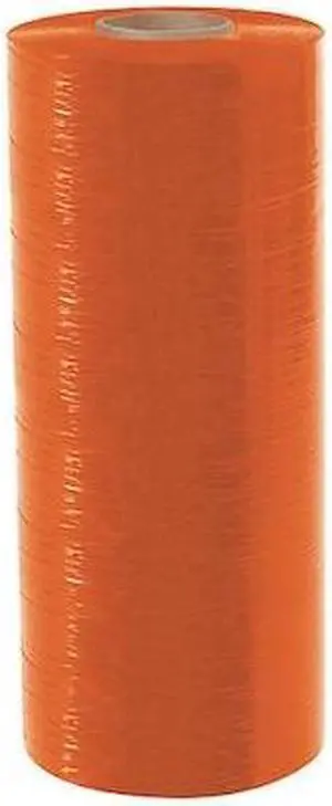 PARTNERS BRAND MSF2080ORG Stretch Film,80G,20" x 6000 ft.,Orange, 20" W x 6000'