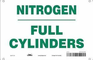 CONDOR 471L78 Safety Sign, 7 in Height, 10 in Width, Aluminum, Vertical