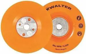 WALTER SURFACE TECHNOLOGIES 15D030 Backing Pads,4" X M10x125