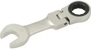 DYNAMIC D076224 Tools 3/4" Stubby Flex Head Ratcheting Wrench
