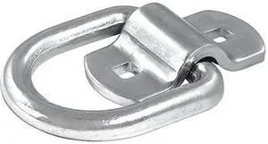 CURT 83742 Surface-Mounted Tie-Down D-Ring, 3"x3"