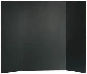 FLIPSIDE 30067-10 36 x 48 1 Ply Black Project Board Bulk, PK10