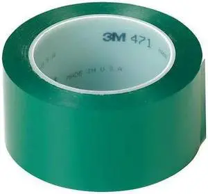 3M 471 Marking Tape,Roll,3In W,108 ft. L,Green
