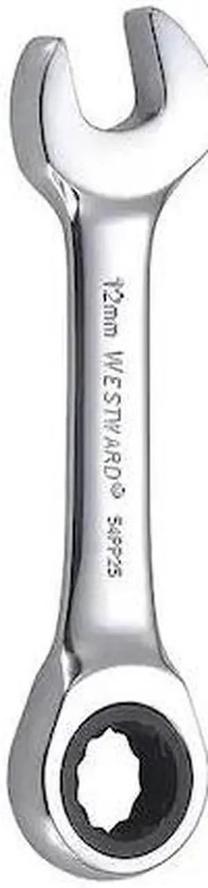 WESTWARD 54PP25 Wrench,Combination/Stubby,Metric,12mm