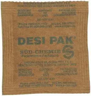PARTNERS BRAND DES103 Clay Desiccants, 5 Gallon Pail, 3" x 3" x 1/4", Kraft,