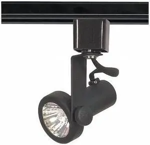 NUVO TH322 1-Light, MR16, 120V Track Head, Gimbal Ring, Black Finish