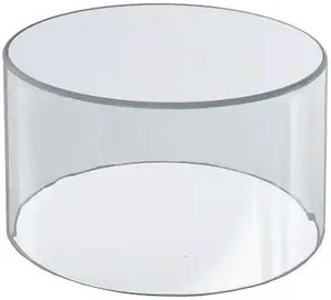 AZAR DISPLAYS 556908 10"W x 8"H Clear Acrylic Cylinder AZAR DISPLAYS 556908 10"W x 8"H Clear Acrylic Cylinder
