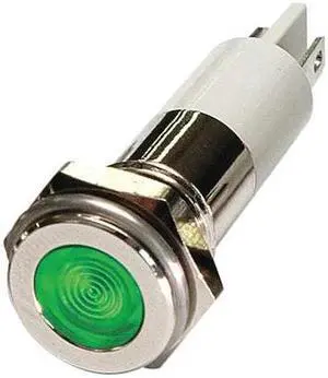 ZORO SELECT 24M106 Flat Indicator Light,Green,120VAC