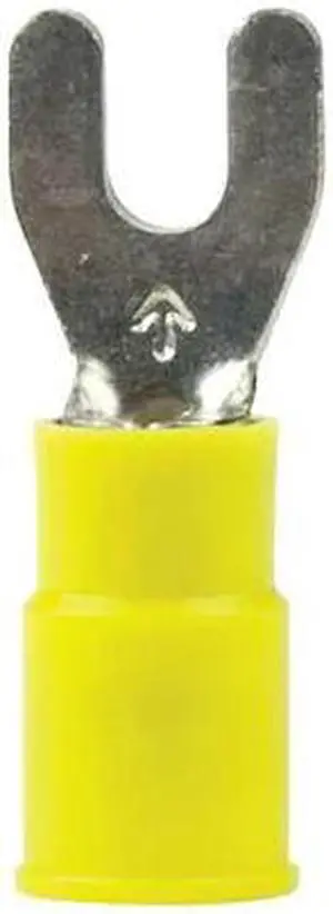 3M MNG10-10FX Fork Terminal, #10 Stud Size, 10 AWG, 600 V, Nylon Insulated,