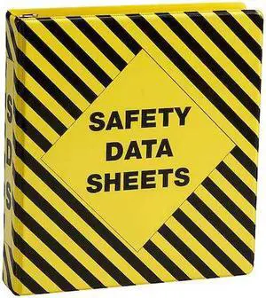 BRADY 58678 Binder,Safety Data Sheets,Vinyl