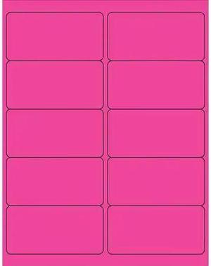 TAPE LOGIC LL410PK Tape Logic® Removable Rectangle Laser Labels, 4" x 2",