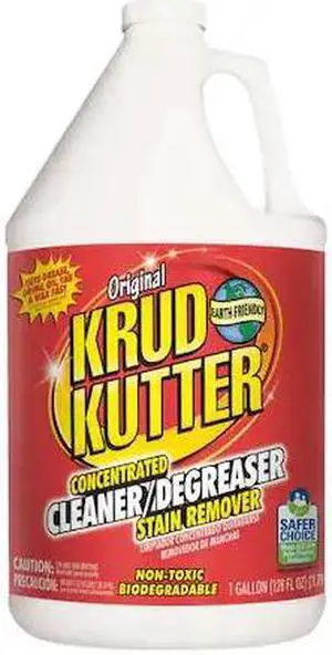 KRUD KUTTER KK012 Cleaner/Degreaser Stain Remover, Jug, 1 gal, Concentrated,