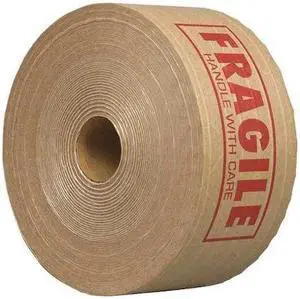 TAPECASE 15C805 Carton Tape,Paper,Brown/Red,3Inx450Ft