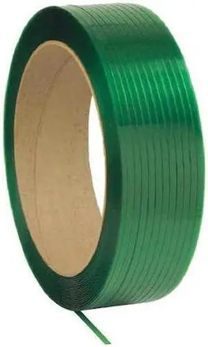 ZORO SELECT 33RZ20 Plastic Strapping,10500 ft. L,18 mil