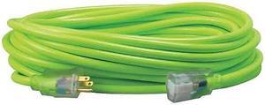 SOUTHWIRE 2578SW000X SJTW Extension Cord, 12 AWG, Outdoor, 12/3, 1 Outlets,
