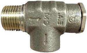 CAMPBELL RV3NLF Relief Valve,3/4 x 1/2 In,75 psi,Brass