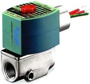 REDHAT 8040H008 Solenoid Valve, 2-Way, 2-Position, Normally Closed, 3/8 in Pipe