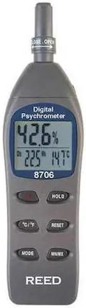 REED Instruments 8706 Psychrometer / Thermo-Hygrometer