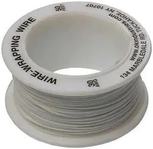 OK INDUSTRIES R-30W-0050 30 AWG Wire Wrapping Wire 50 ft. WT
