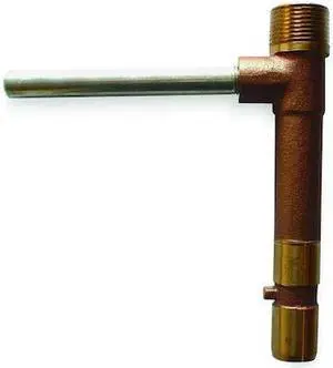 ZORO SELECT 4NDP1 Quick Coupling Key,3/4 In,MNPT,Brass