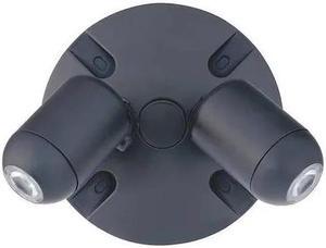 DUAL-LITE EVODB Wet Location Remote Head,LED,Black