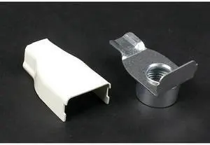 WIREMOLD V5784 Elbow Conduit Connector,Ivory,Steel