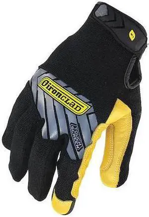 IRONCLAD IEX-MPLG-02-S Mechanics Touchscreen Gloves, S, Black/Gold, Single