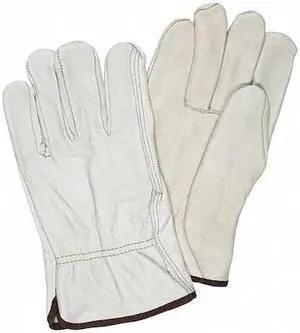 MCR SAFETY 3202XL Leather Drivers Gloves, Slip-On, Straight Thumb, Gunn Cut,
