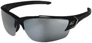 EDGE EYEWEAR SDK117-G2 Khor G2, Safety Glasses Anti-Scratch, Silver Mirror