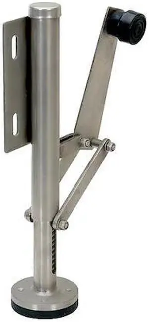 ZORO SELECT FL-LK-SMR-SS-L Floor Lock,Side-Mount,Use w/2 in. Caster