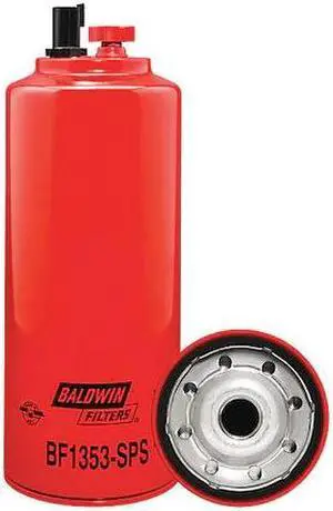 BALDWIN FILTERS BF1353-SPS Fuel/Water Separator,11-11/16x4-1/4 In