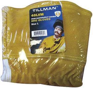TILLMAN 48LVM MIG/TIG Welding Gloves, Goatskin Palm, L