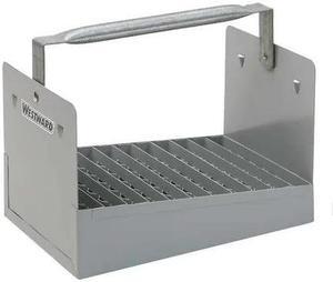 WESTWARD 35XR80 WESTWARD Nipple Caddy, Steel, Gray, 10-1/2 in W x 7 in D x