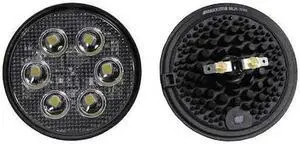 MAXXIMA MWL-12-KIT Work Lamp,Angled,Round,White