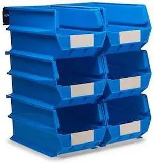 TRITON PRODUCTS 3-240BWS Polypropylene Wall Storage Unit, 14-3/4 in D x 7 in. H