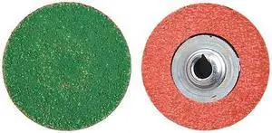 MERIT 08834167071 Quick Change Disc,ZircAlO,2in,120G,PK100