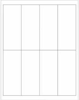 TAPE LOGIC LL163 Tape Logic® Rectangular Laser Labels, 2" x 5", White, 800/Case