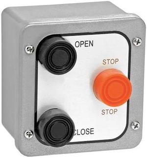 AMERICAN GARAGE DOOR SUPPLY 3BX Control Station,3 Buttons,Surface Mount
