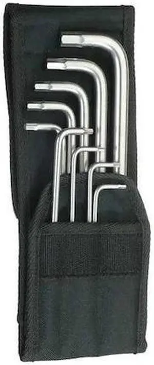 WERA 05022721001 9 Pc. SAE Ball L-Shaped Hex Key Set WERA 05022721001 9 Pc. SAE Ball L-Shaped Hex Key Set