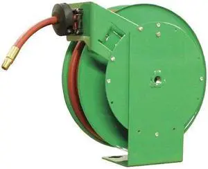 SPEEDAIRE 4UKX5 Spring Return Hose Reel, 3/8 in Hose Diameter, 50 ft Length,