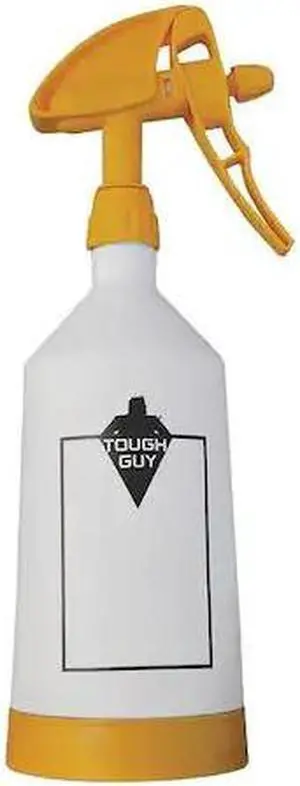 TOUGH GUY 35WT56 1L White/Yellow, Plastic Dual Spray Bottle