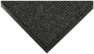 NOTRAX 8EL19 Entrance Mat, Indoor, Polypropylene, Ribbed Surface, Vinyl Back,