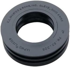 MUSTEE 65.308 2 " Dia., Rubber, Black Finish, Drain Seal