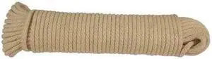 ZORO SELECT 120055-00100-000 Rope,Cotton,5/32in Dia,100 ft.