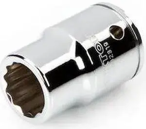 TEKTON SHD32319 3/4 Inch Drive x 19 mm 12-Point Socket