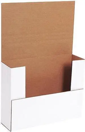PARTNERS BRAND M1183BF Easy-Fold Mailers, 11" x 8 1/2" x 3", White, 50/Bundle