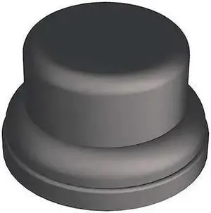 Siemens Boot,30mm,For Push Button,Black,Silicone  US2:52AAB1