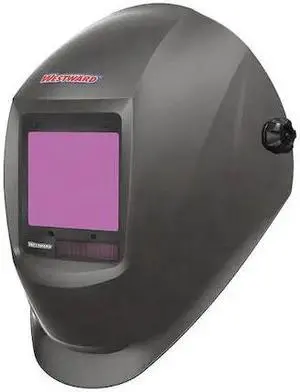 WESTWARD 44R225 Auto Dark Welding Helmet, 6-9/9-13, Gray