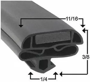 ANTHONY 02-14799-0001 Door Gasket,28-7/8" x 72-7/8"